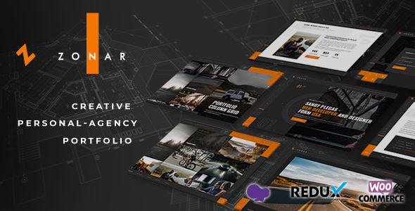 Zonar - Personal Portfolio WordPress Theme / Themeforest