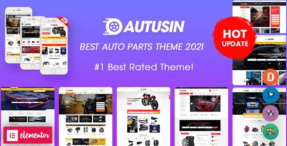 Autusin - Auto Parts & Car Accessories Shop Elementor WooCommerce WordPress Theme