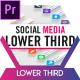 Unicolor Social Media Lower Thirds - VideoHive Item for Sale