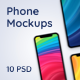 10 Smartphone Device PSD Mockups - GraphicRiver Item for Sale