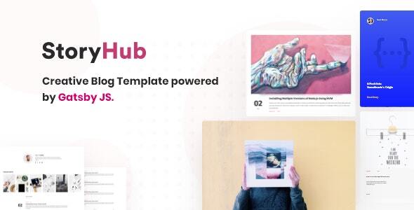 Templates: Agency Blog Blog Template Blogging Gatsby Magazine Personal Blog Portfolio Portfolio Blog React React Blog React Blog Template React Js Seo Friendly Static Blog