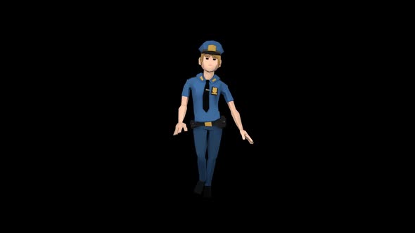 Female Police Officer Sexy Walk