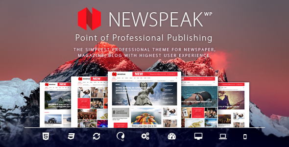 Newspeak - Responsive Magazine WordPress Theme