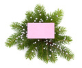 Christmas decoration with greeting card - PhotoDune Item for Sale