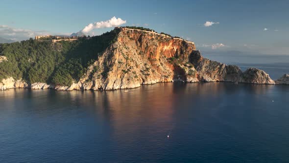 Alanya Castle Alanya Kalesi Aerial View