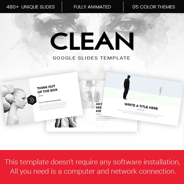 Clean Google Slides Template