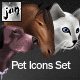 Pet Icons Set - GraphicRiver Item for Sale
