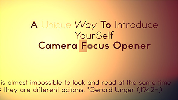 Simple Typography Intro Opener  alt