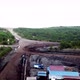 Port Service at Coal Mining Aerial View - VideoHive Item for Sale