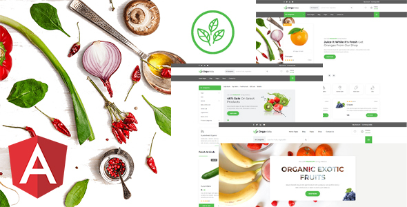 Organista - Organic Store Angular Template