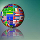 3D Globe With International Flags - VideoHive Item for Sale