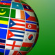 3D Globe With International Flags - VideoHive Item for Sale