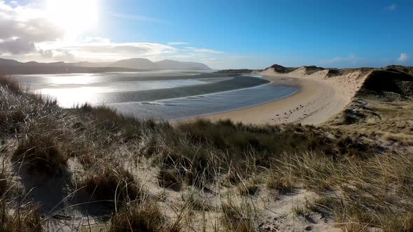 The Coast Between Kiltoorish Bay Beach and the Sheskinmore Bay Between Ardara and Portnoo in Donegal