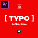 [ Typography ] 1.0 - for Premiere Pro | Essential Graphics - VideoHive Item for Sale