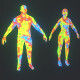 Human Thermal Image Heatmap Male and Female 3D Model - 3DOcean Item for Sale
