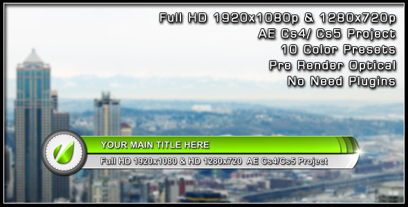 Blink Light Lower Third