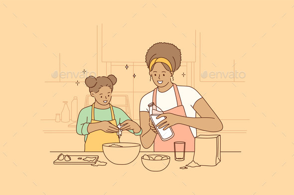 Cooking Together and Spending Time with Children