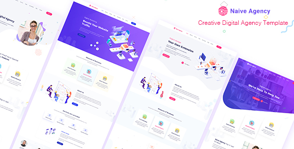 Naive Creative Digital Agency Template