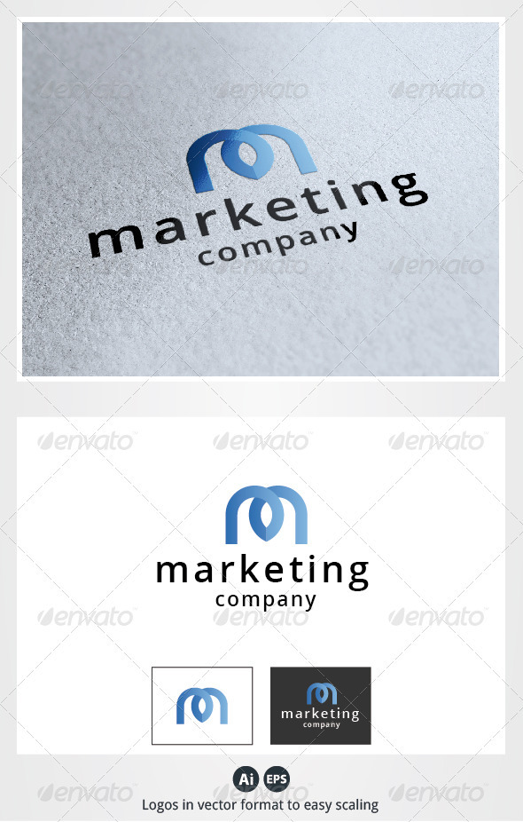 Marketing M Letter Logo