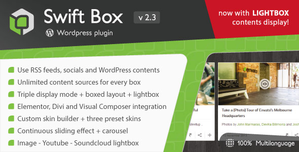 Swift Box - suwak i przeglądarka zawartości Wordpress