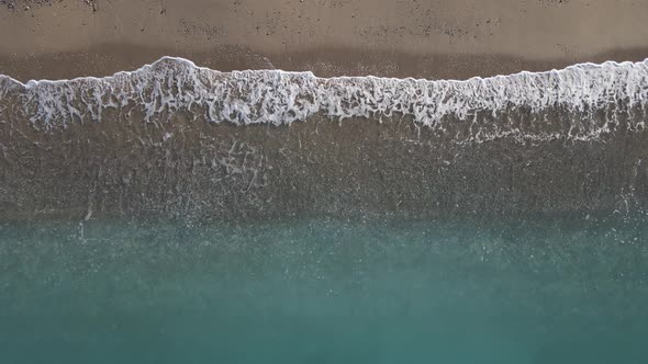 Wave Shore Coastline Mediterranean Aerial