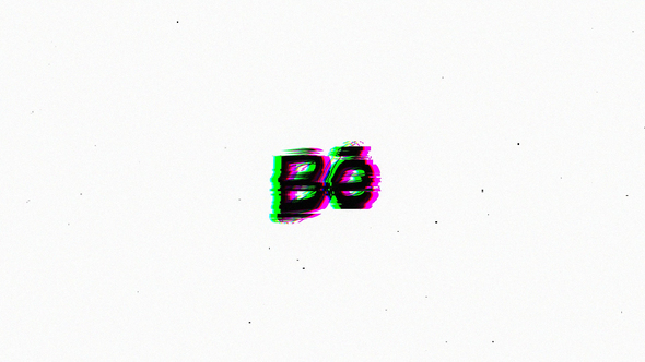 3D Glitch Logo alt