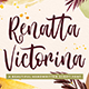 Renatta Victorina - Modern Script Font - GraphicRiver Item for Sale