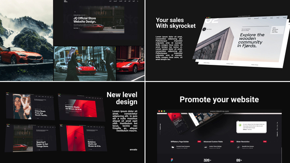 Modern Website Promo 4k alt