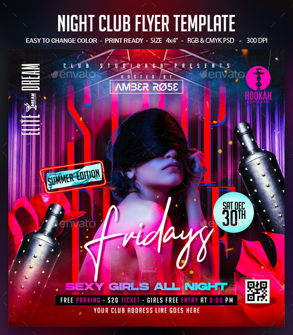 Graphicriver Night Club Flyer Template Zip Updated Nulled Free Download