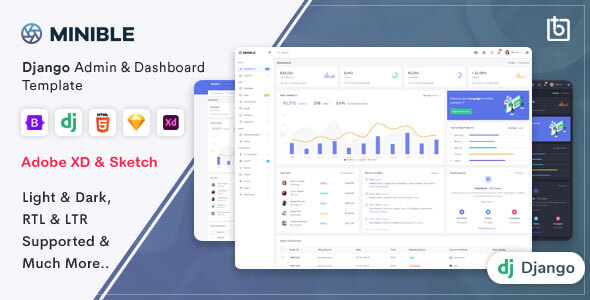 download-minible-django-admin-dashboard-template-nulled-themehits