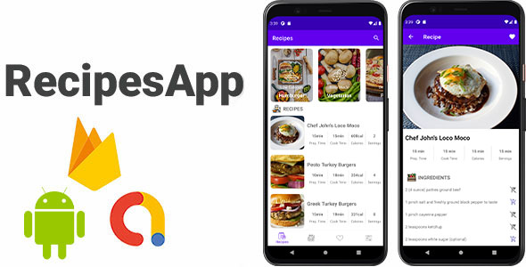 Recipes App Full Android Application