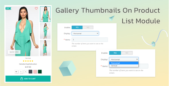 Gallery Thumbnails on Product Listings