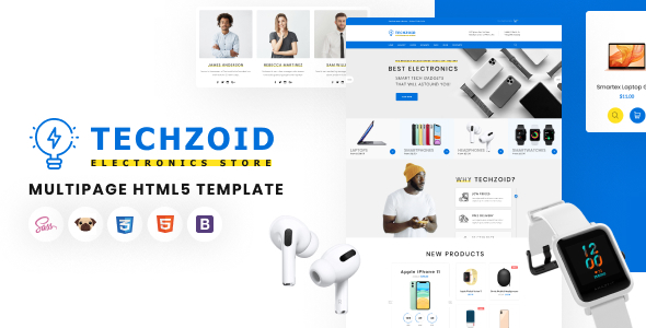 Techzoid - Electronics Store HTML5 Template