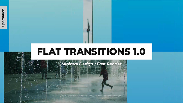 Minimal Flat Transitions For After Effects alt