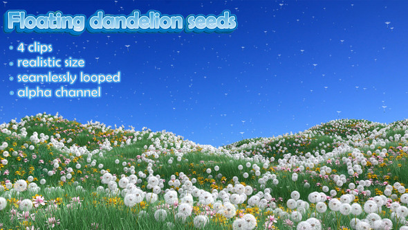 Floating Dandelion Seeds Pack 1 alt