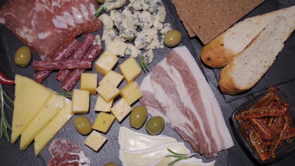 Meat Product on a Wooden Table