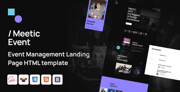 Meetic - Event Management HTML5 Template