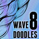 8 Vector Wave Themed Doodles - GraphicRiver Item for Sale
