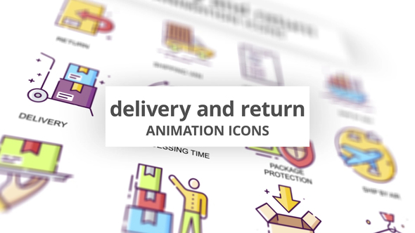 Delivery & Return - Animation Icons alt