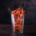Prawn shrimp cooked in a glass beaker - PhotoDune Item for Sale