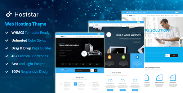 Download HostStar – WP Theme for Hosting, SEO and Web Design Business