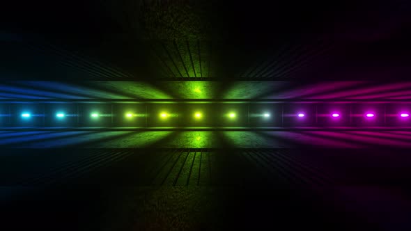 4k Colored Flicker Lights Background Loop