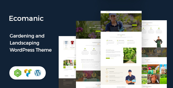 Ecomanic - Gardening and Landscaping WordPress Theme