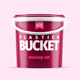 Plastic Bucket Mockup Set - GraphicRiver Item for Sale