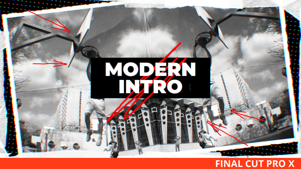 Modern Energetic Intro for Final Cut Pro X alt