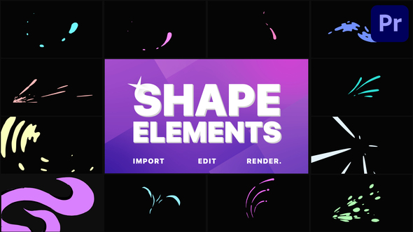 Shape Elements Pack | Premiere Pro MOGRT