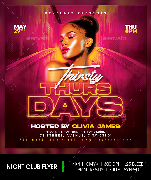 Club Party Flyer Templates From Graphicriver