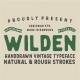 Wilden - Handdrawn Vintage Typeface - GraphicRiver Item for Sale