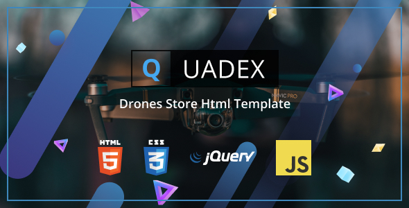 Quadex - Drones Store Html Template