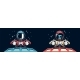 Alien Astronaut in Spacesuit Driving Flying Saucer - GraphicRiver Item for Sale